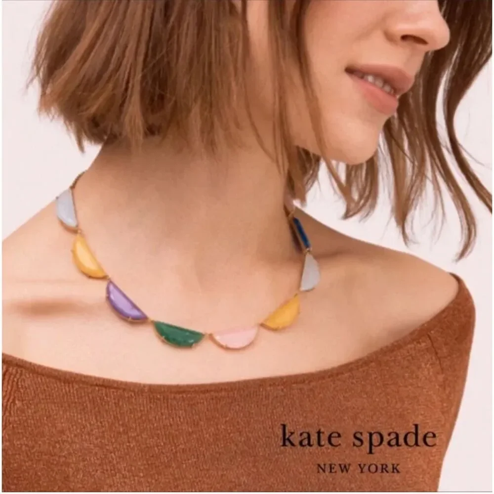 Kate Spade Half Moon Scallop Necklace